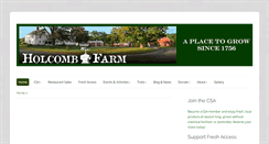 Desktop Screenshot of holcombfarm.org