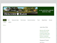 Tablet Screenshot of holcombfarm.org